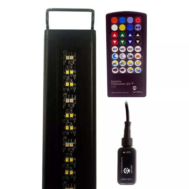 72-satellite-color-rgbw-aquarium-led-strip-light-w-controller-4514-current-usa 72" Satellite Color RGBW Aquarium LED Strip Light w/Controller (4514) - Current USA