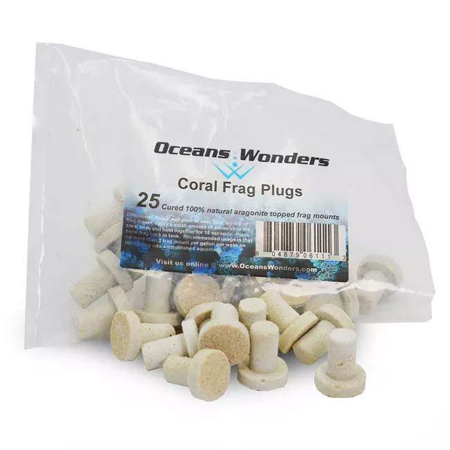 agrocrete-coral-frag-plugs-3-4-25-pc-oceans-wonders Agrocrete Coral Frag Plugs 3/4" (25 pc) - Oceans Wonders