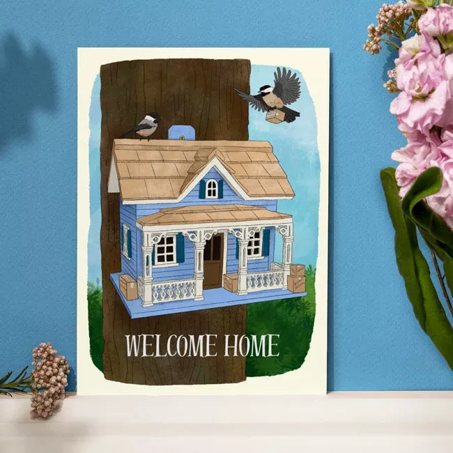 welcome-home-greeting-card-by-prime-retreat "Welcome Home" Greeting Card by Prime Retreat